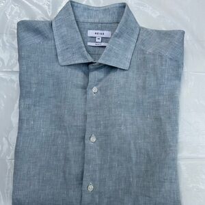 Reiss Linen Shirt, Medium